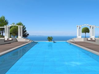 Hotel pool in Mallorca