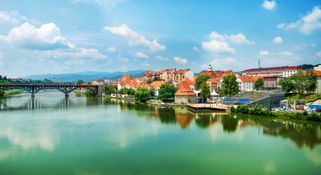 The charming town of Maribor in Slovenia